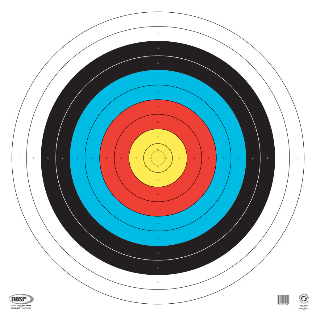 Maple Leaf NASP Competition Archery Target Face 80 cm Waterproof 25-Pack