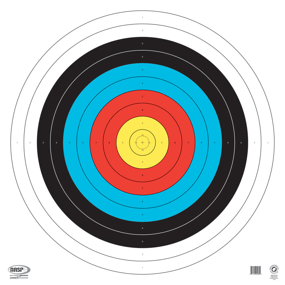 Maple Leaf NASP Competition Archery Target Face 80 cm Waterproof 25-Pack