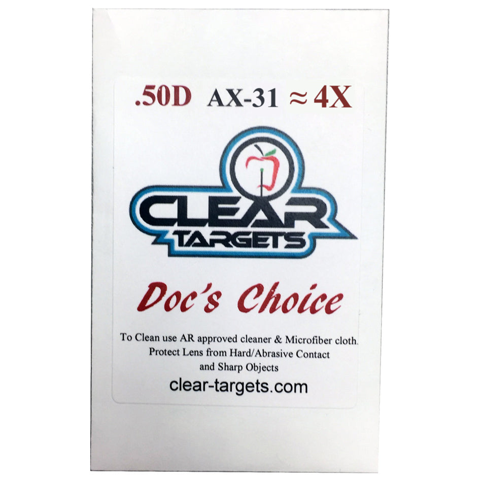 Axcel Doc's Choice Lens X-31 4X Archery Scope Lens