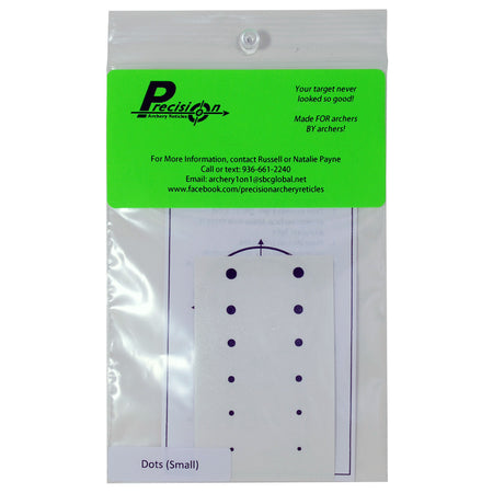 Axcel Small Dot Kit Black Archery Lens Decals