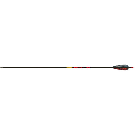 Gold Tip Hunter Carbon Arrows 500 Spine 4 in. Feather Fletched 6-Pack