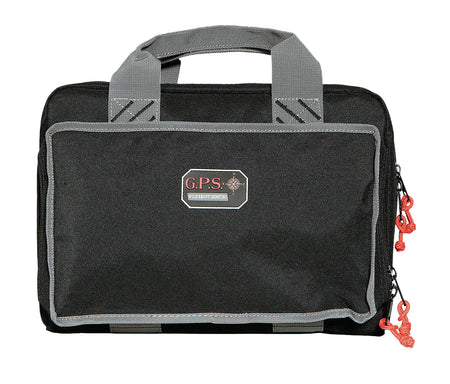 GPS Bags 1310PC Quad Pistol Case Black Nylon Holds 4 Handguns