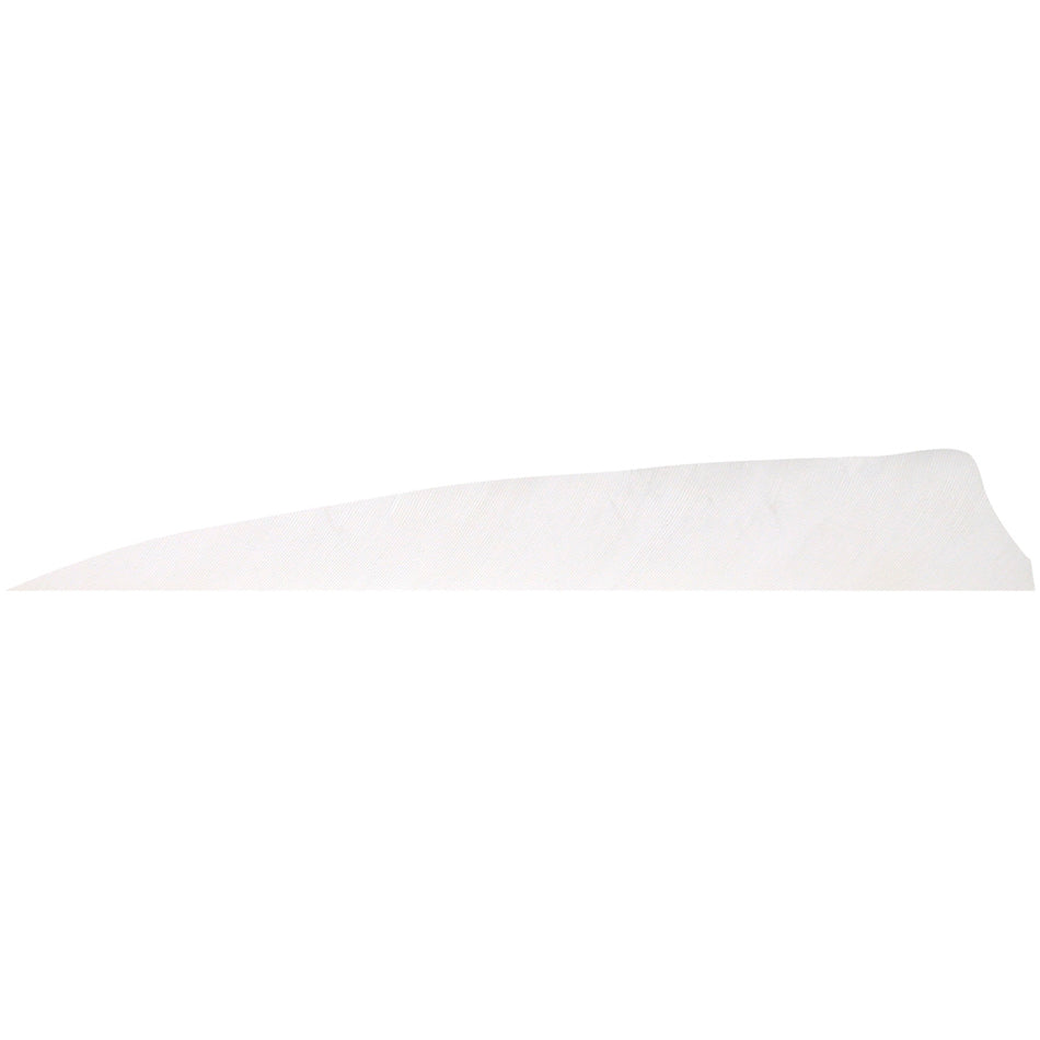 Gateway Shield Cut White Arrow Feathers 5 in. Right Wing 100 Pk.