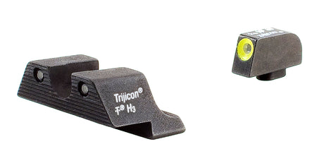Trijicon 600540 HD Night Sights Green Tritium Yellow Outline Front & Black Outline Rear for Glock 17/17L/19