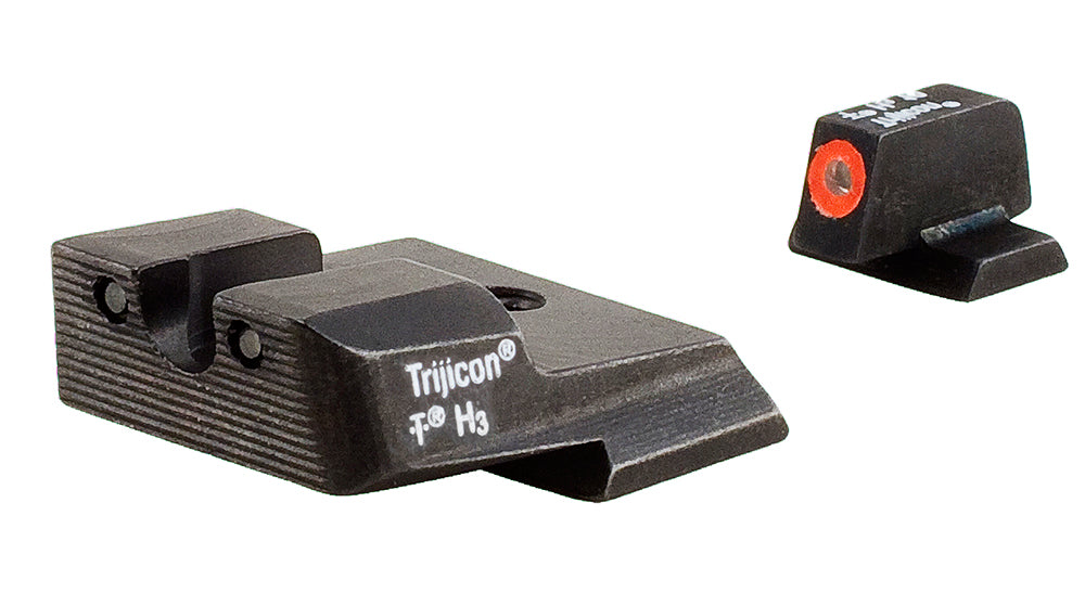 Trijicon 600556 HD Night Sights Green Tritium Orange Outline Front & Black Outline Rear for S&W M&P/M&P M2.0