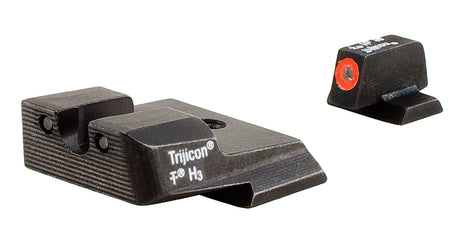Trijicon 600556 HD Night Sights Green Tritium Orange Outline Front & Black Outline Rear for S&W M&P/M&P M2.0