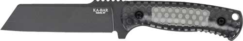 KA-BAR Les George Cool Name 4.62" Sheepsfoot Fixed Blade Knife with Sheath