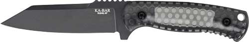 KA-BAR Les George Cool Name 4.62" Reverse Tanto Fixed Blade Knife with Sheath