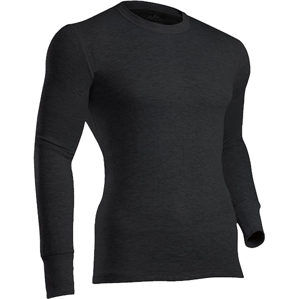 ColdPruf Platinum II Two-Layer Crew Top Black Medium
