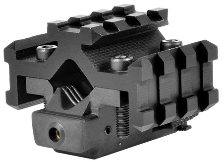 NcStar ATRLS Tri-Rail Universal Rifle Barrel Mount Red Laser Black Anodized