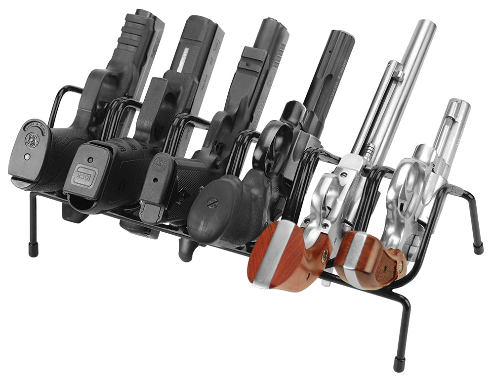 PAST 222210 LockDown 6-Gun Handgun Rack for Vault or Range Black