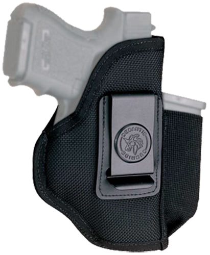 DeSantis Gunhide Pro Stealth IWB Holster Black Nylon Belt Clip for Lg Frame DA Autos 4in Barrel Ambidextrous