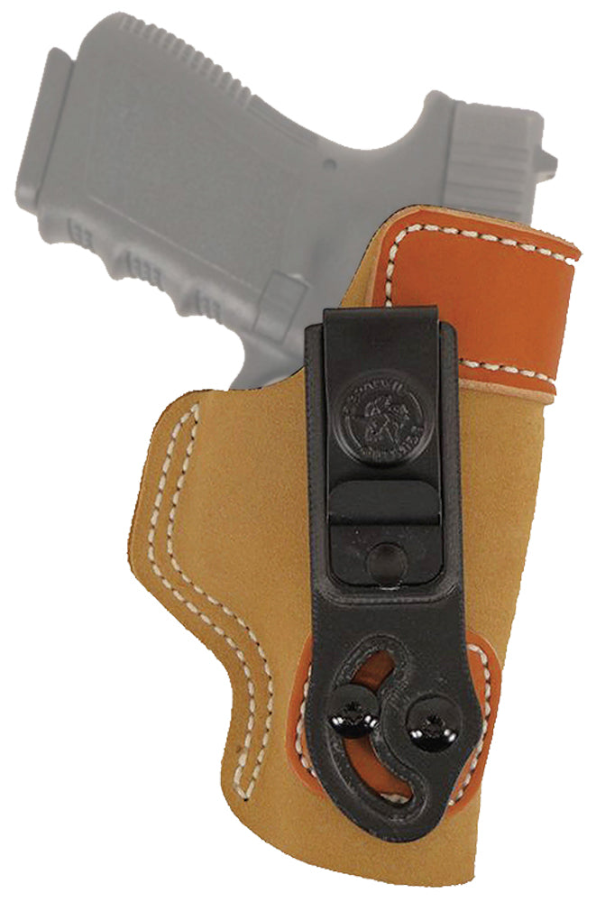 DeSantis Gunhide Sof-Tuck IWB Tan Leather/Suede Holster Belt Clip Glock 17 Right Hand