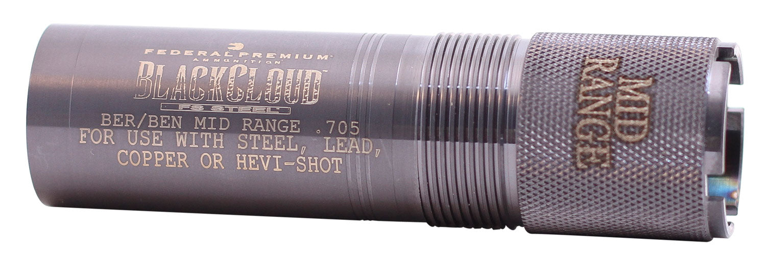 Carlson's Black Cloud Choke Tube Beretta/Benelli Mobil 12 Gauge Mid-Range Steel Titanium Coated