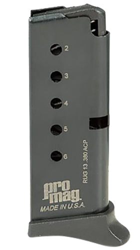 ProMag RUG13 Ruger LCP 6-Round .380 ACP Blued Steel Magazine