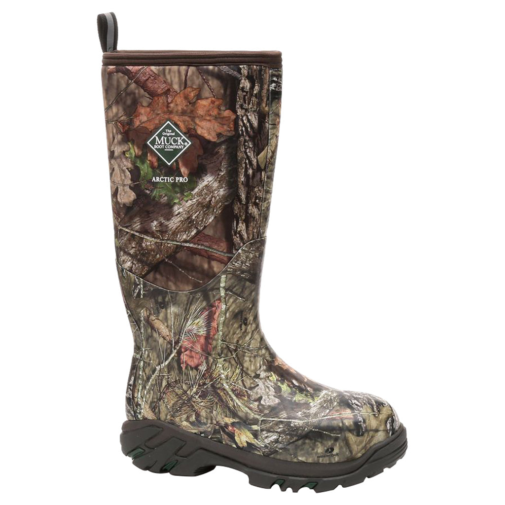 Muck Arctic Pro Waterproof Boot Mossy Oak Country Size 8