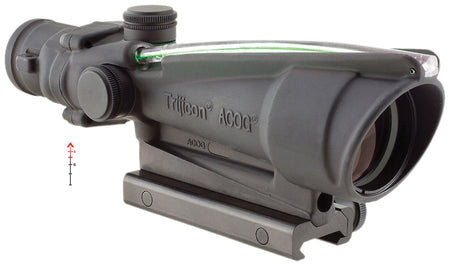 Trijicon ACOG 100149 3.5x35mm Fixed Riflescope Black Hardcoat Anodized Illuminated Green Chevron .223/5.56 BDC Reticle