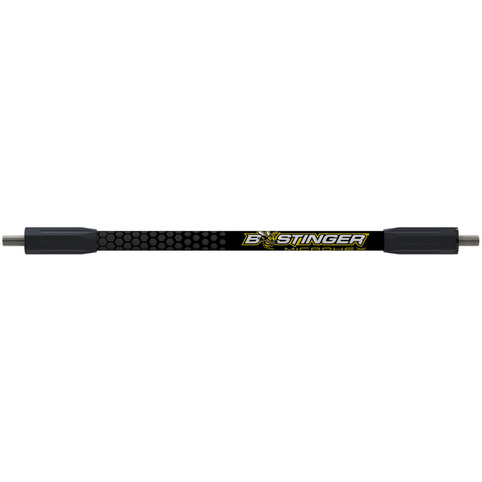 Bee Stinger MicroHex V-Bar Archery Stabilizer Blackout 12 in.