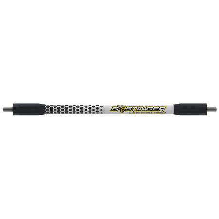 Bee Stinger MicroHex V-Bar Archery Stabilizer Black/White 15 in.
