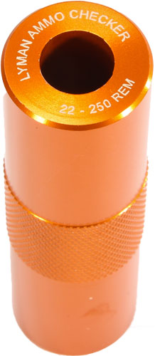 Lyman Ammo Checker 22-250 Rem Aluminum Cartridge Gauge