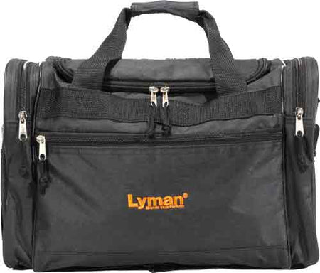 Lyman Handgun Range Bag Black Nylon with Carry Strap