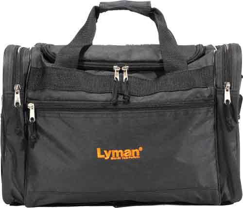 Lyman Handgun Range Bag Black Nylon with Carry Strap