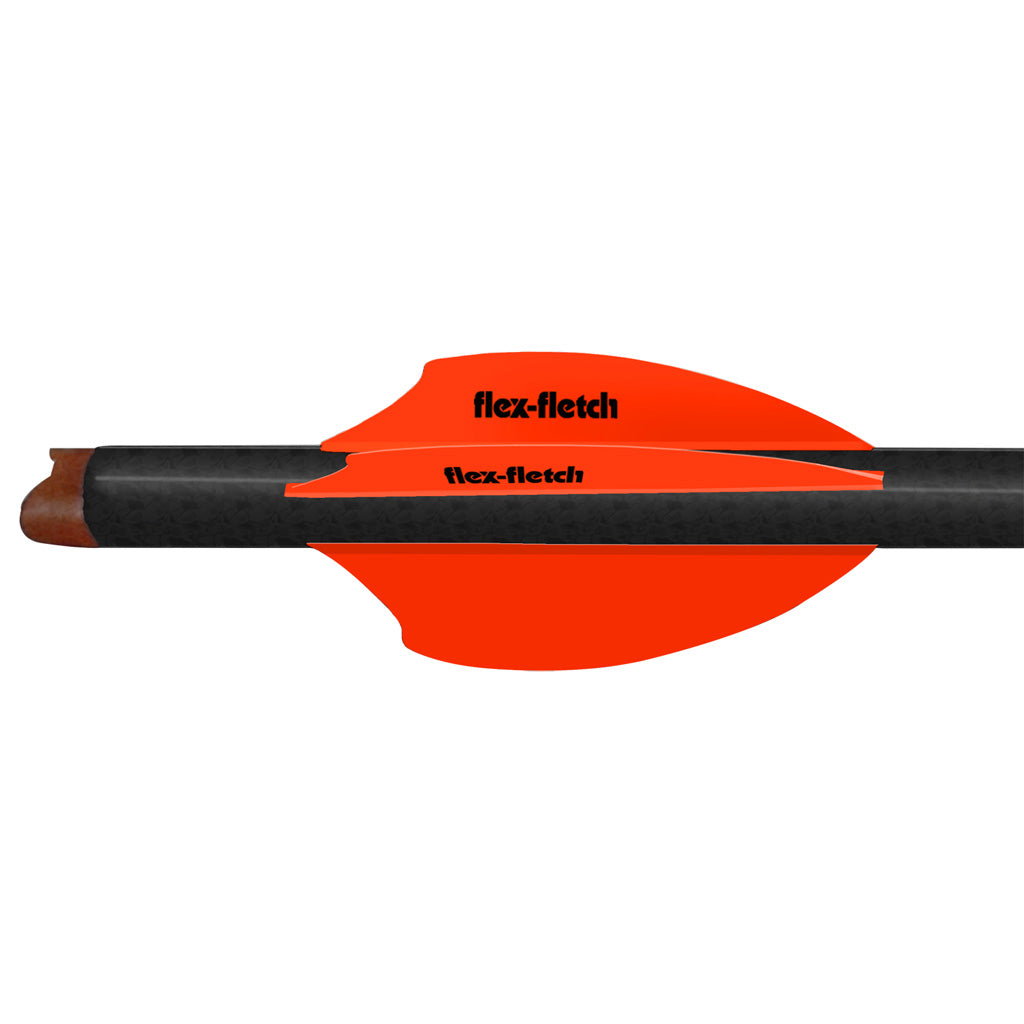 Flex Fletch SK2 Blaze Orange Arrow Vanes 2 in. 100 pk.