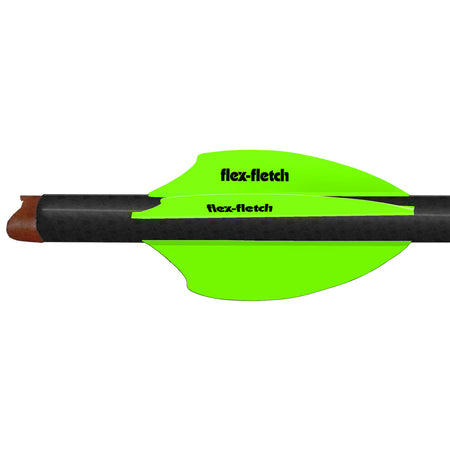 Flex Fletch SK2 Cosmic Green Arrow Vanes 2 in. 100 pk.