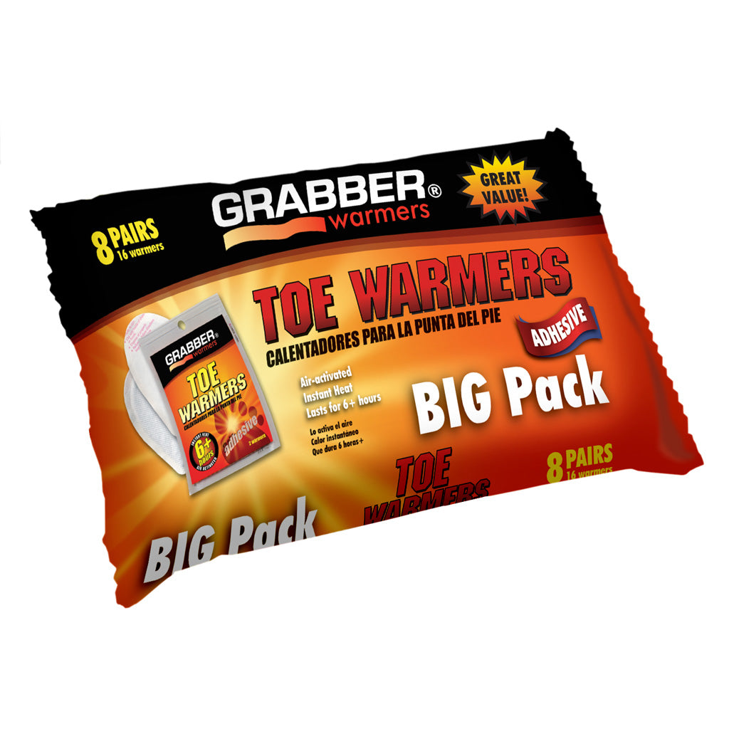 Grabber Toe Warmers 8 pk. of 8 pr.