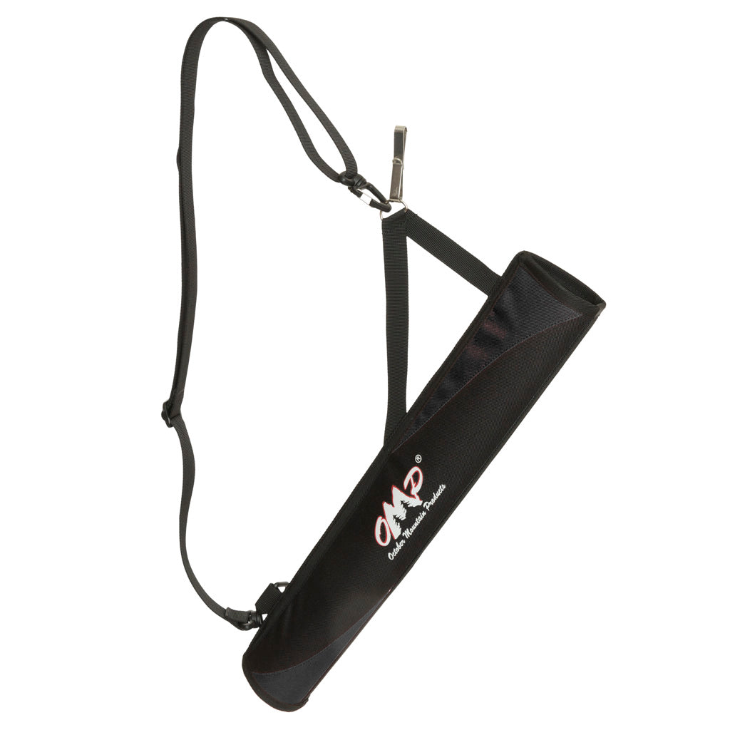 October Mountain No Spill Hip and Back Quiver Black RH/LH