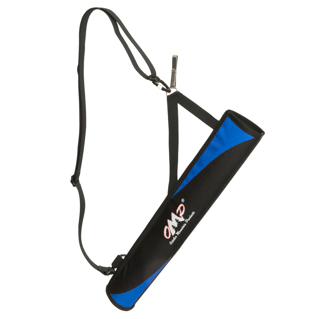 October Mountain No Spill Hip and Back Quiver Blue RH/LH