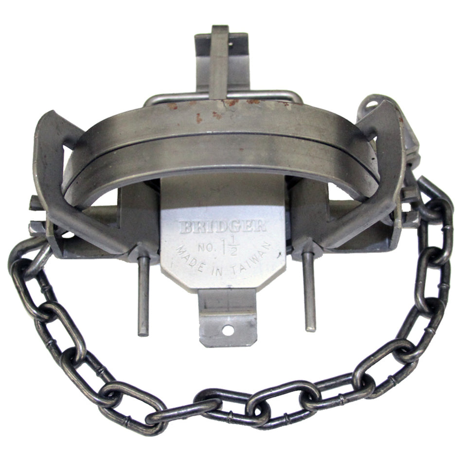 Bridger Coil Spring Trap No. 1.5 Double Post Pan