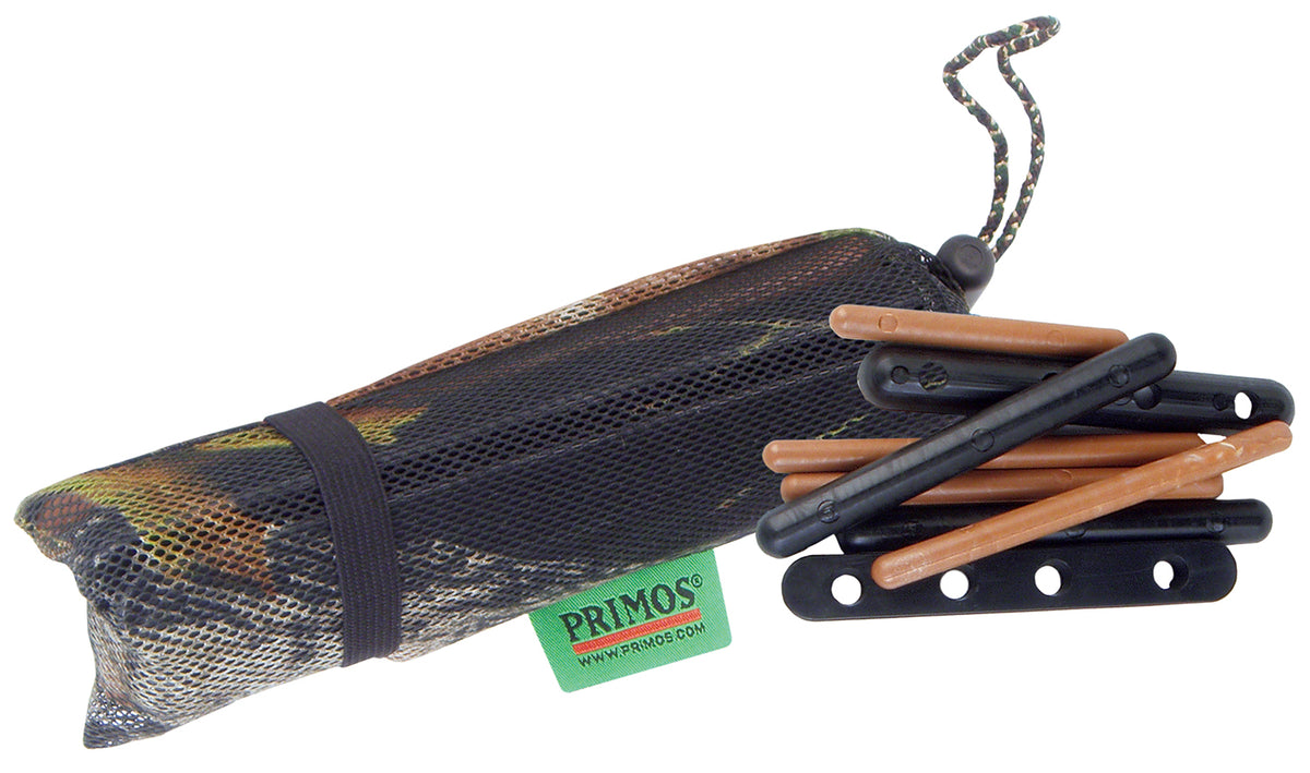 Primos 730 Big Buck Bag Rattling System - Power Tines, Black/Brown Wood