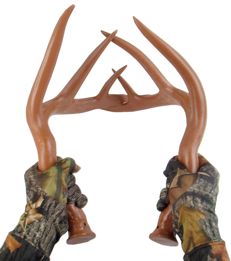 Primos 710 Fightin Horns Deer Rattling Antlers - 14 Contact Points, Brown Polymer