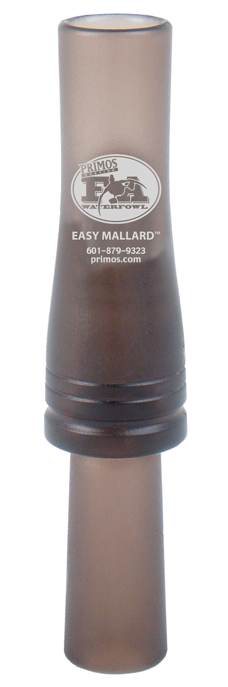 Primos 805 Easy Mallard Single Reed Duck Call - Open Call, Brown Plastic