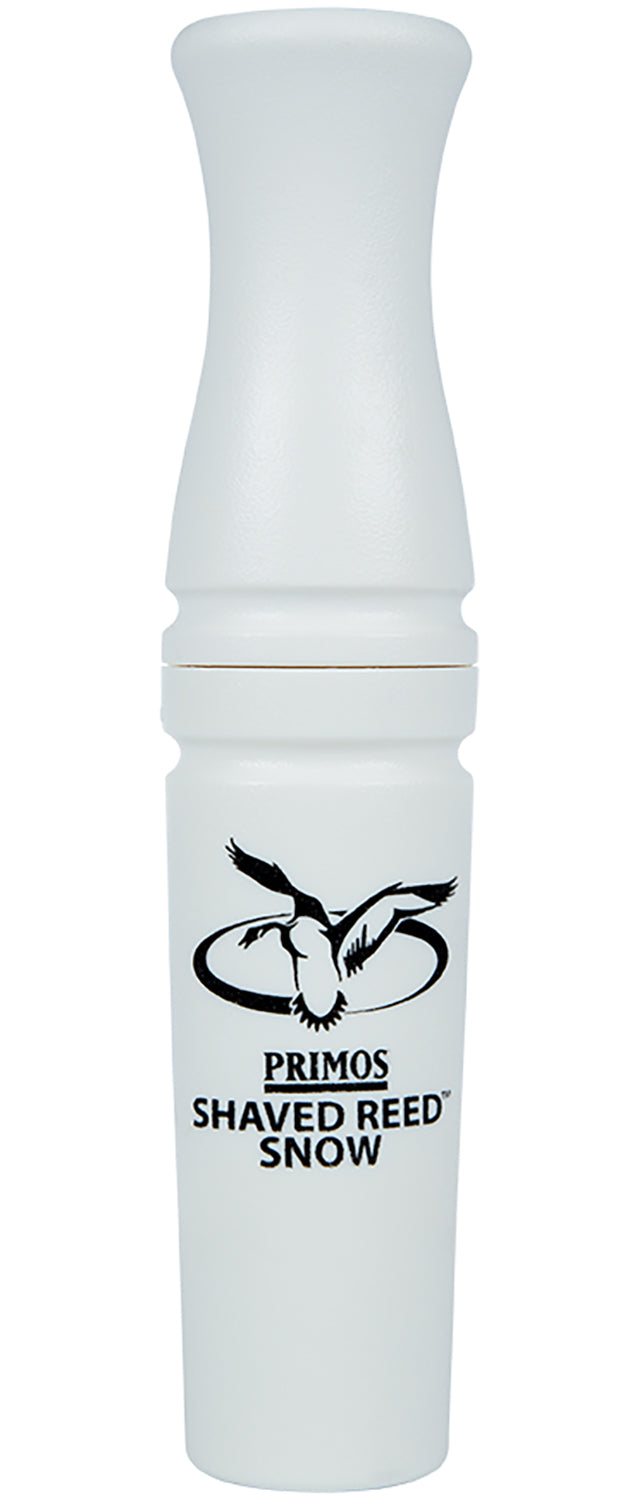 Primos 828 Shaved Reed Snow Goose Call - Open Call, White Polycarbonate