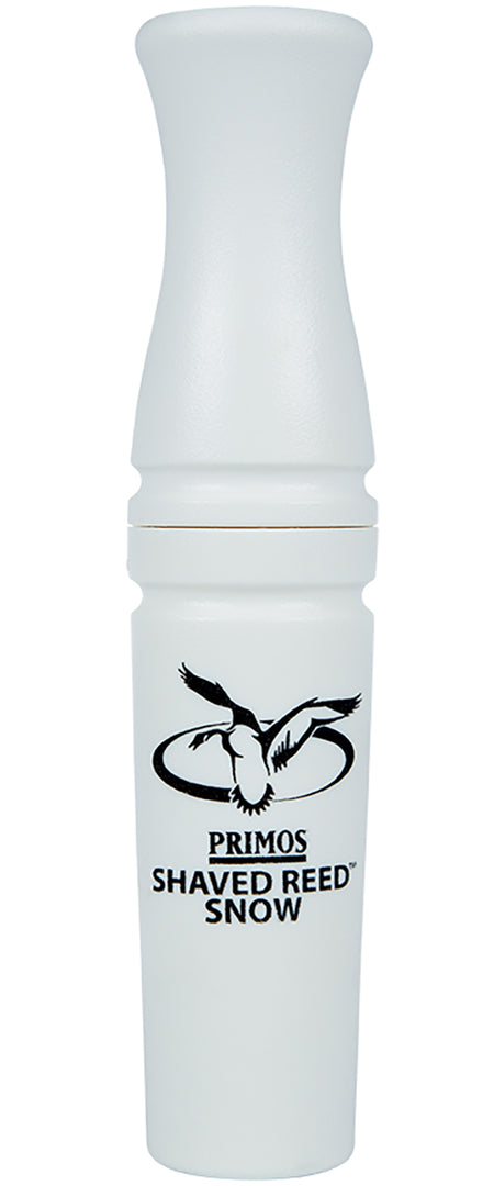 Primos 828 Shaved Reed Snow Goose Call - Open Call, White Polycarbonate