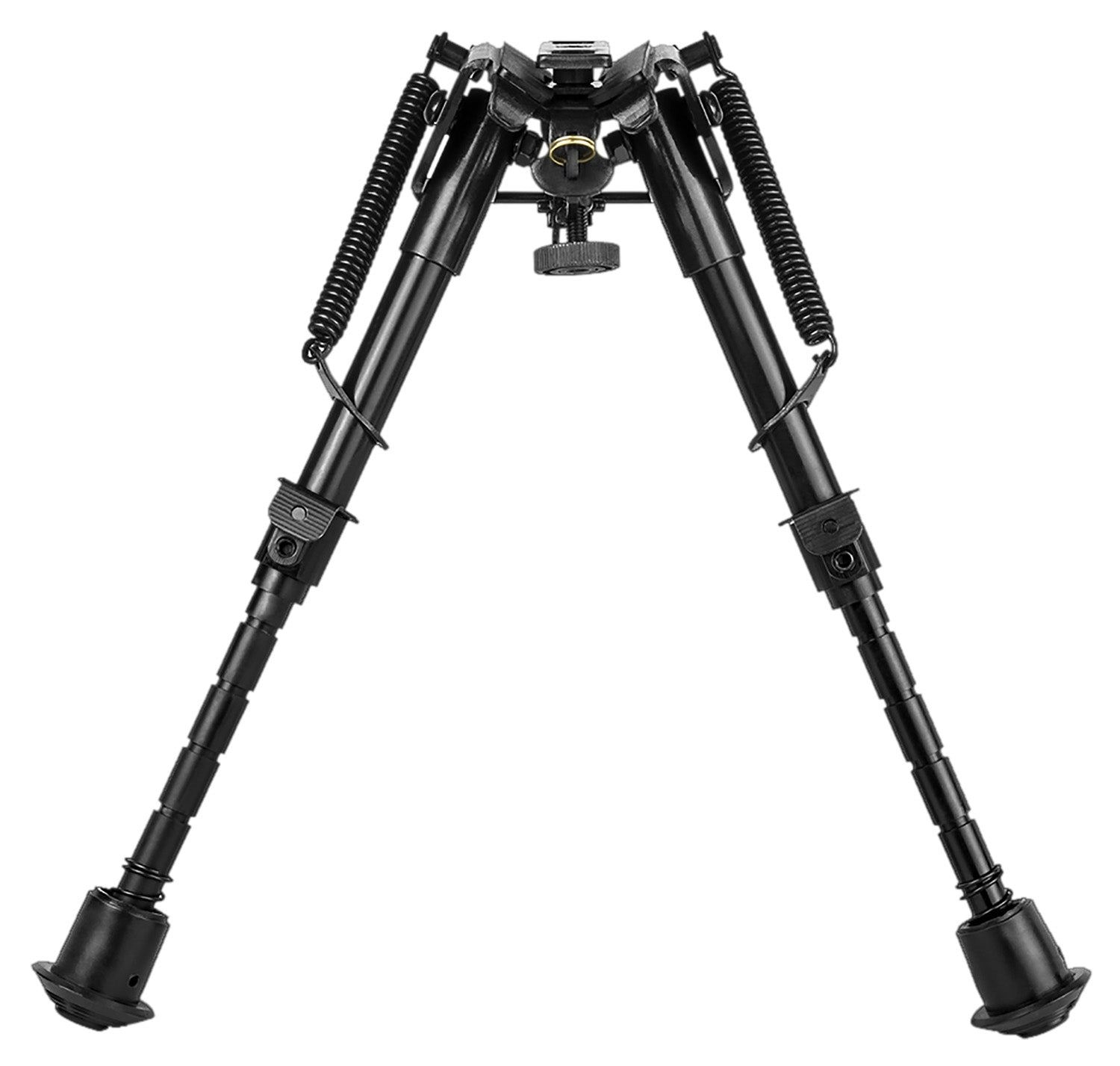 NcStar ABPGC2 Precision Grade Compact Notched Bipod 5.5-8" Aluminum/Steel with 3 Adapters