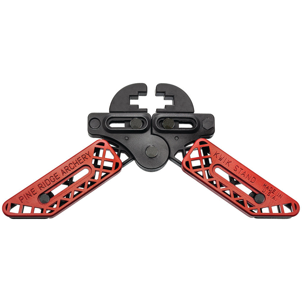 Pine Ridge Kwik Stand Adjustable Bow Support Red and Black