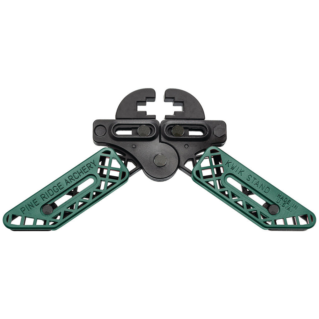 Pine Ridge Kwik Stand Adjustable Bow Support Forest Green and Black
