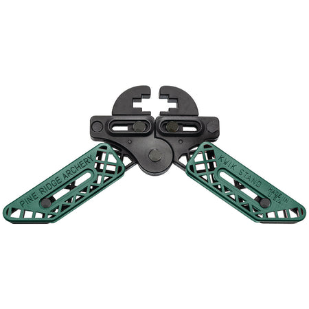 Pine Ridge Kwik Stand Adjustable Bow Support Forest Green and Black