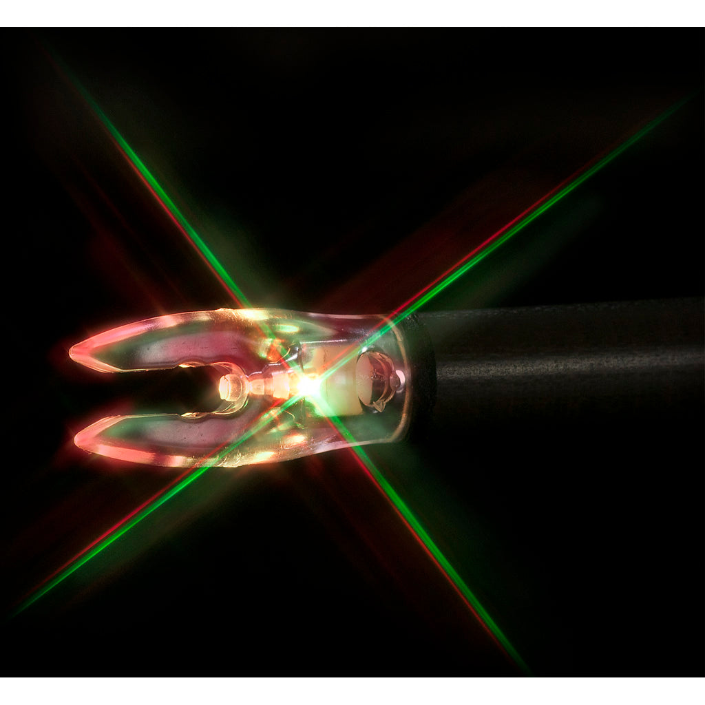 Nockturnal FIT Lighted Arrow Nocks Strobing Red/Green 3 pk.