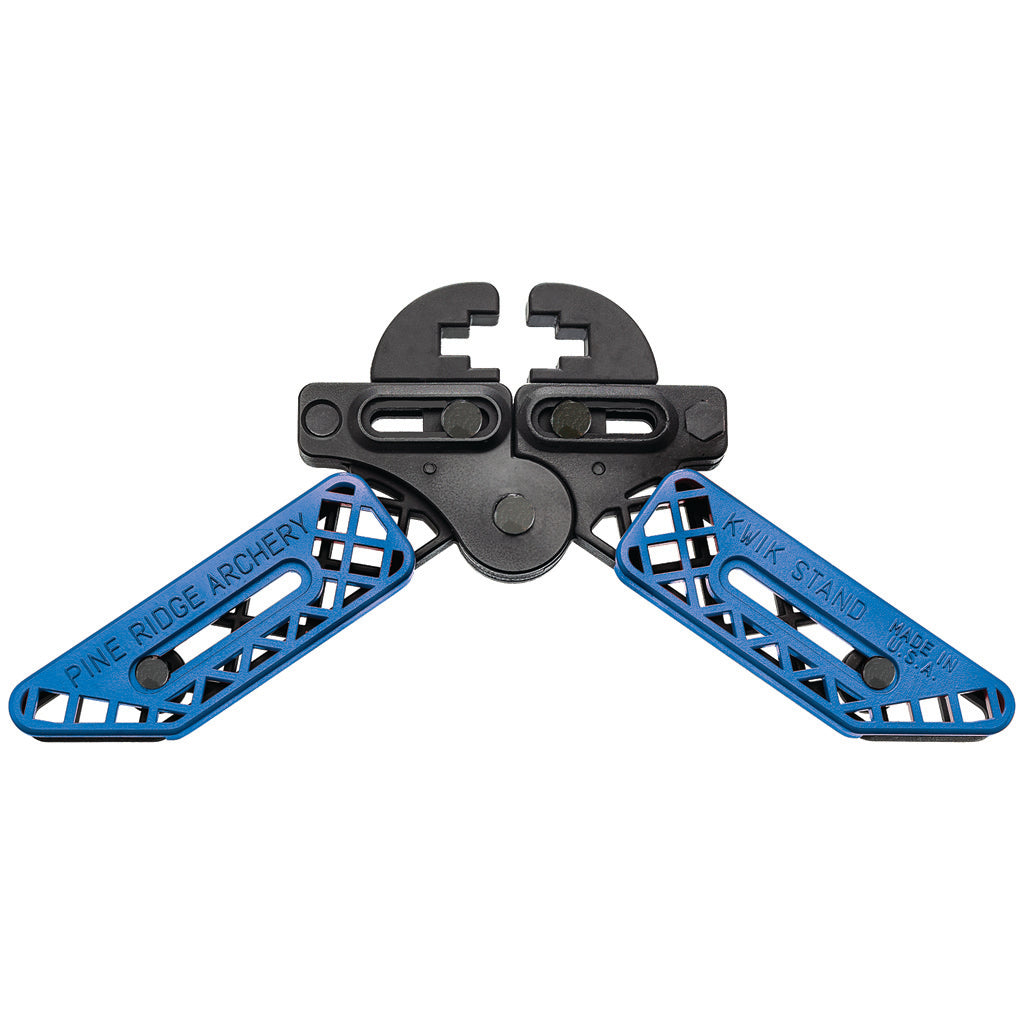 Pine Ridge Kwik Stand Adjustable Bow Support Blue and Black