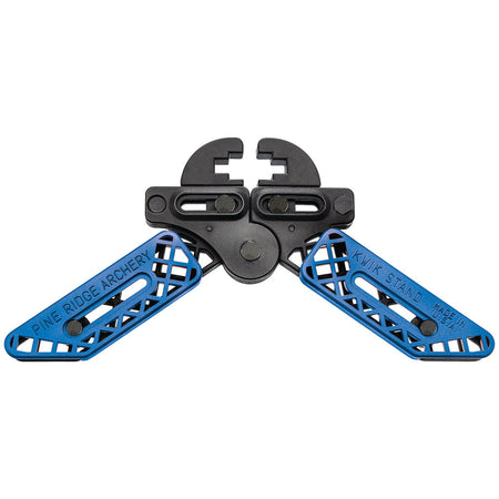 Pine Ridge Kwik Stand Adjustable Bow Support Blue and Black