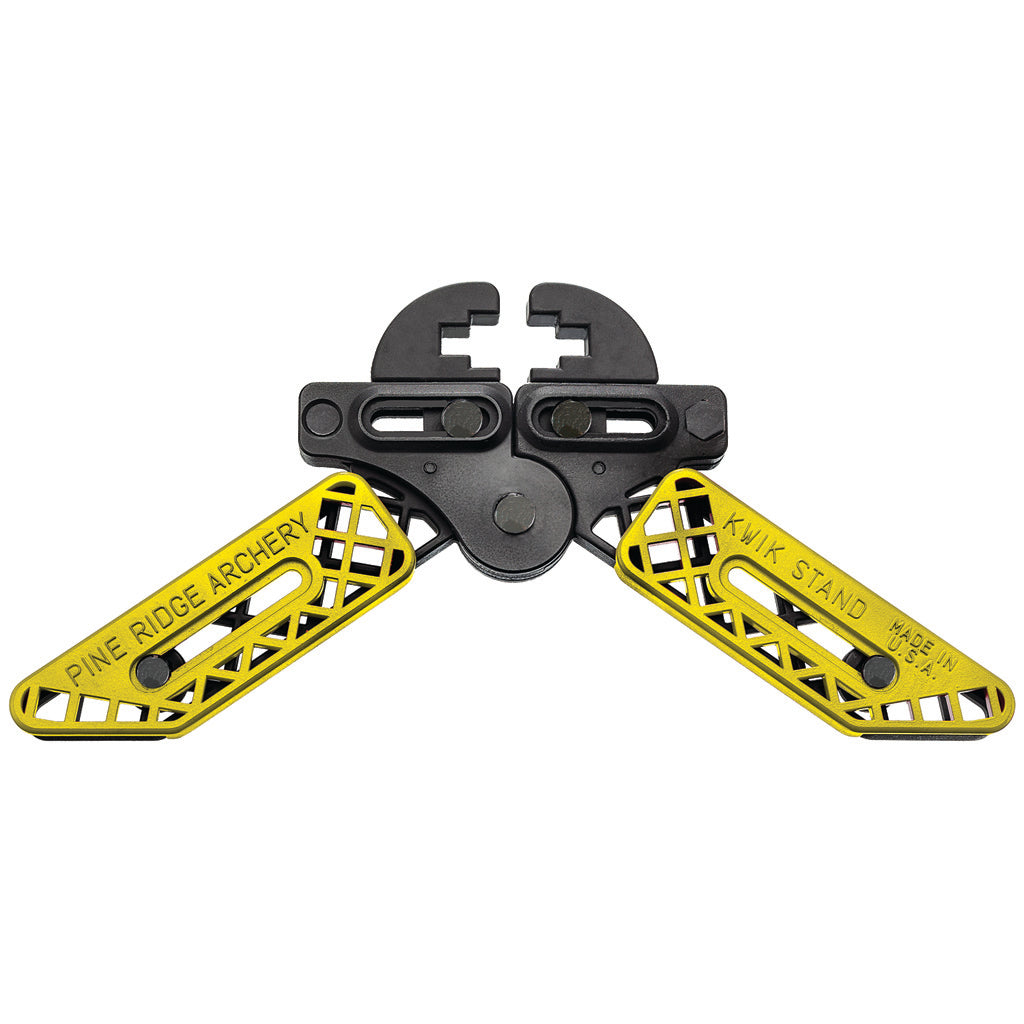 Pine Ridge Kwik Stand Adjustable Bow Support Yellow and Black