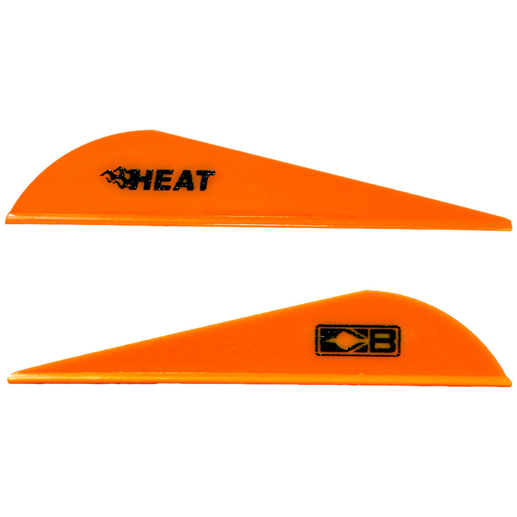 Bohning Heat Vanes Neon Orange 36 pk. - Low Profile Hunting Vanes