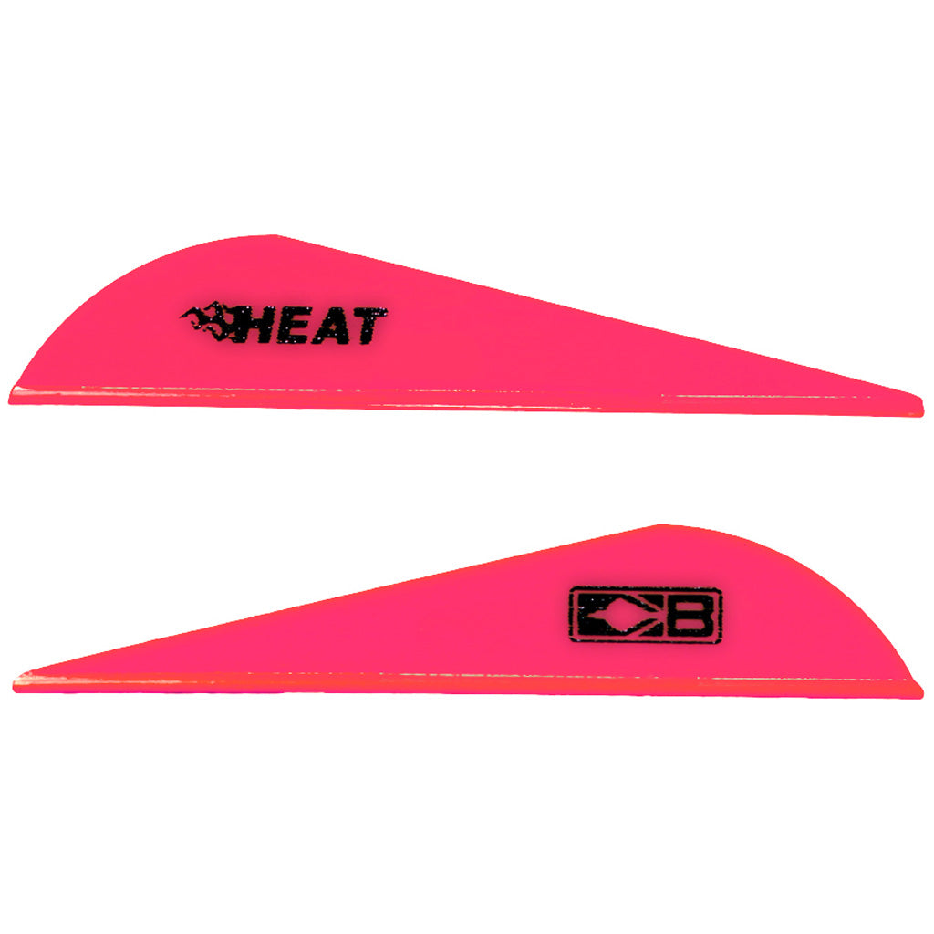 Bohning Heat Vanes Hot Pink 36 pk. - Low Profile Hunting Vanes