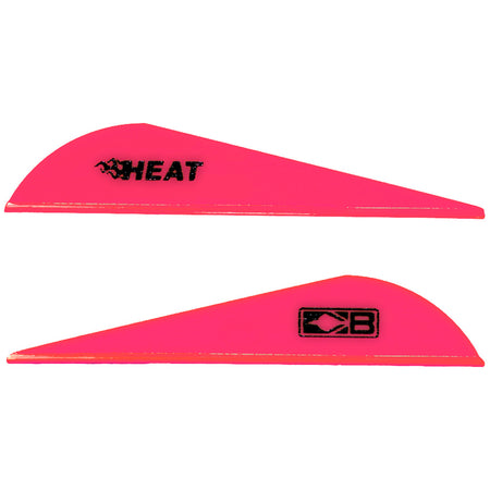 Bohning Heat Vanes Hot Pink 36 pk. - Low Profile Hunting Vanes