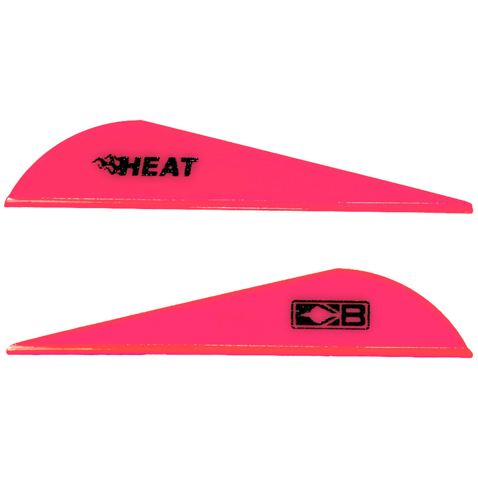 Bohning Heat Vanes Hot Pink 36 pk. - Low Profile Hunting Vanes