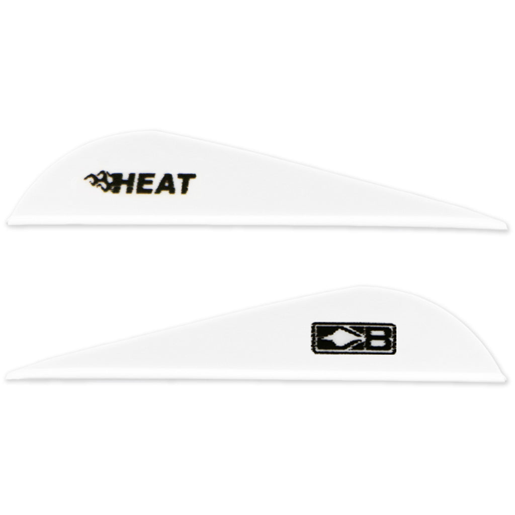 Bohning Heat Vanes White 36 pk. - Low Profile Hunting Vanes